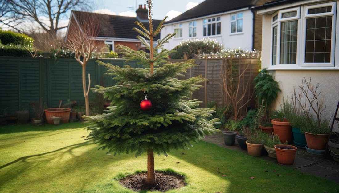 Kerstboom de tuin in: zo heb je er het hele jaar plezier van (en zo doe je dat)