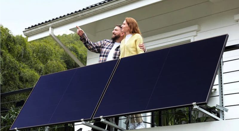 Zonnepanelen voor het balkon