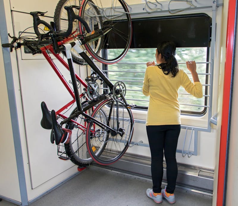 fiets trein stallen coupé