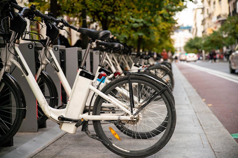 Elektrische huurfietsen/deelfietsen