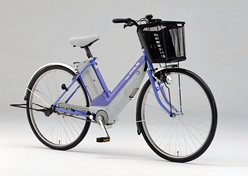 Een oude e-bike van Yamaha