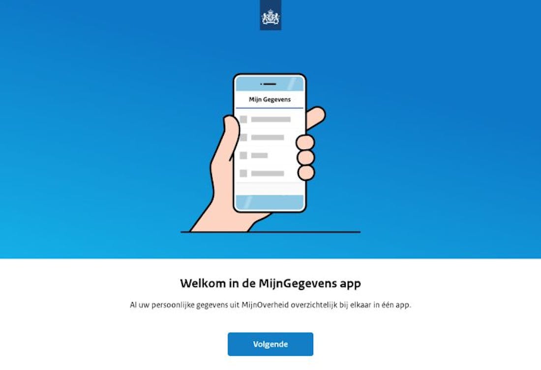 Zo werkt de app MijnGegevens