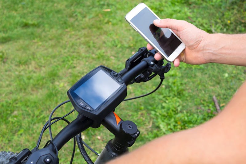 Display van een elektrische fiets