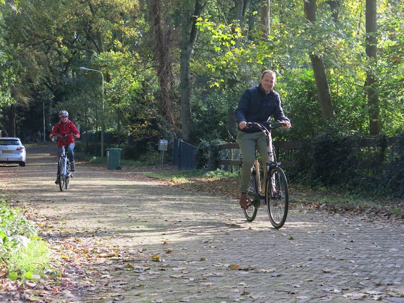 Fietsen in de herfst