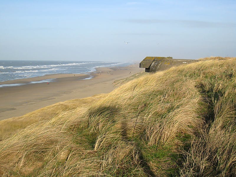 Route Engelandvaarders bunker bij Scheveningen