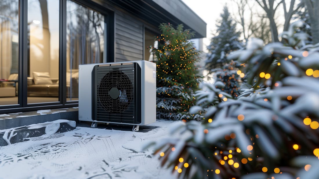 Buiten is het koud, binnen gezellig warm dankzij de airco