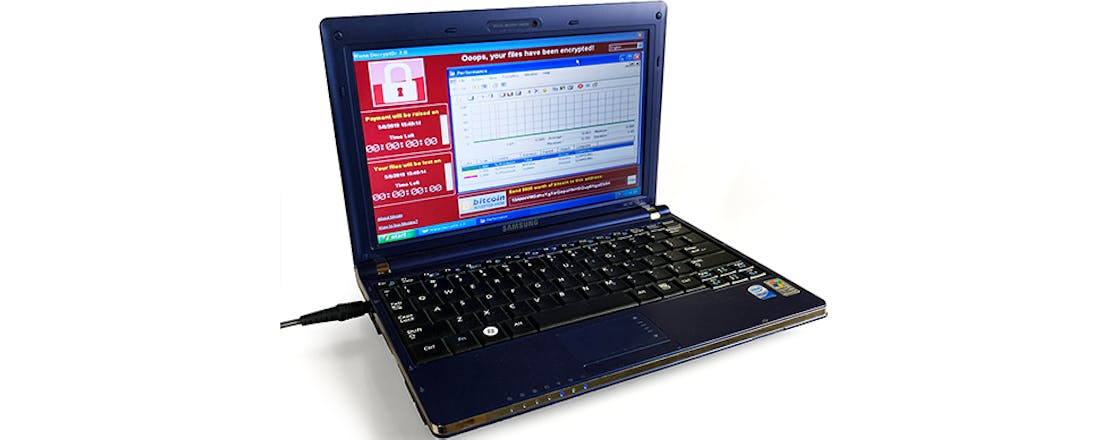 Laptop vol beruchte malware geveild voor megabedrag
