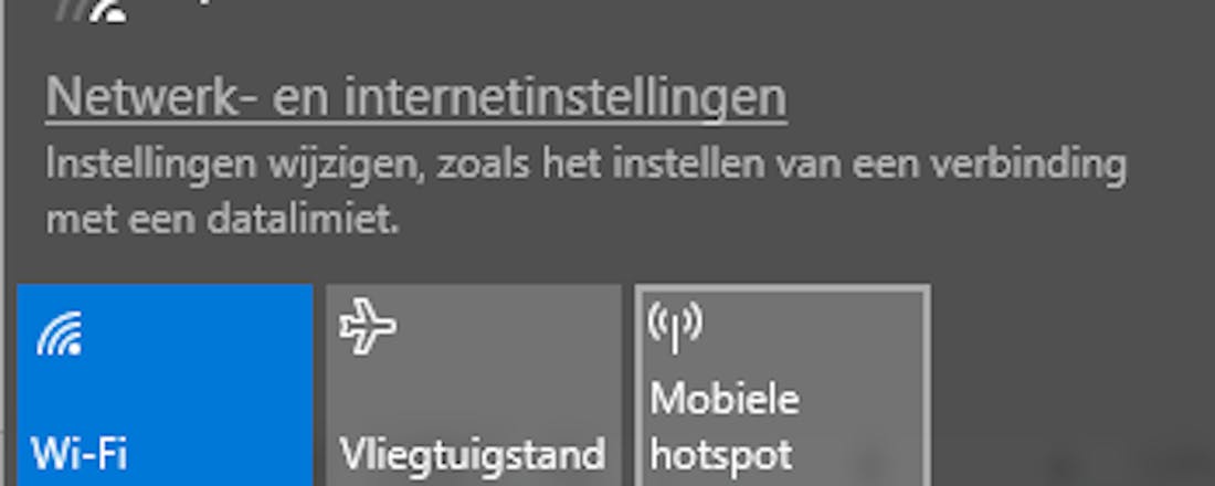 Je laptop als mobiele wifi-hotspot