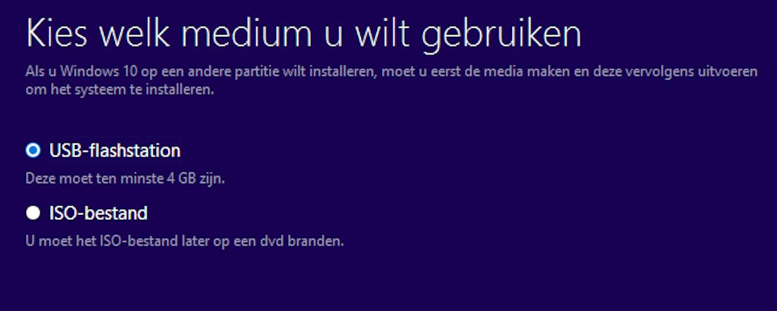 Zo installeer je een schone versie van Windows 10 Creators Update met dvd of usb-stick