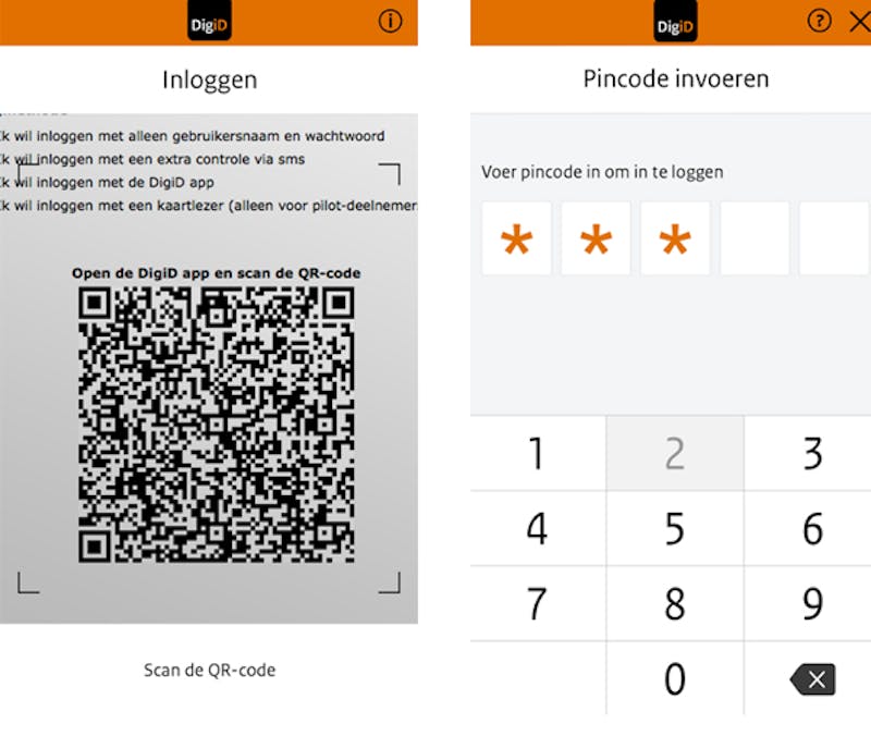 Zo werkt inloggen met de DigiD-app op overheidssites