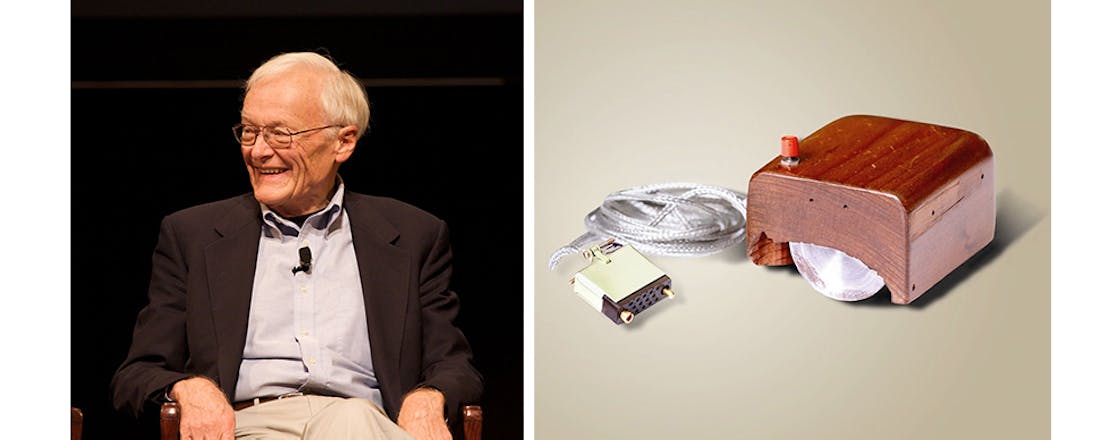 Mede-uitvinder eerste computermuis overleden