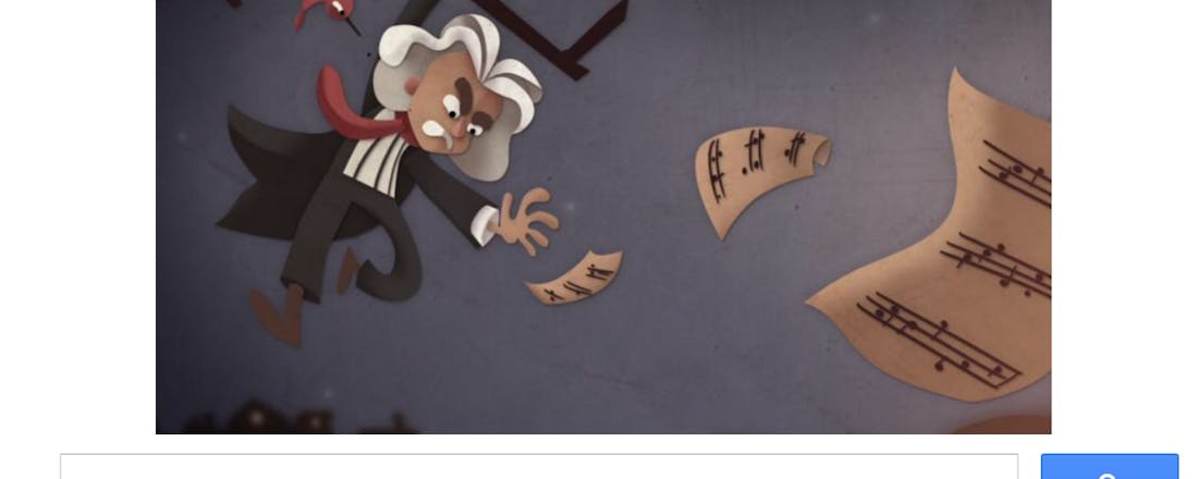 Beethoven herdacht door Google