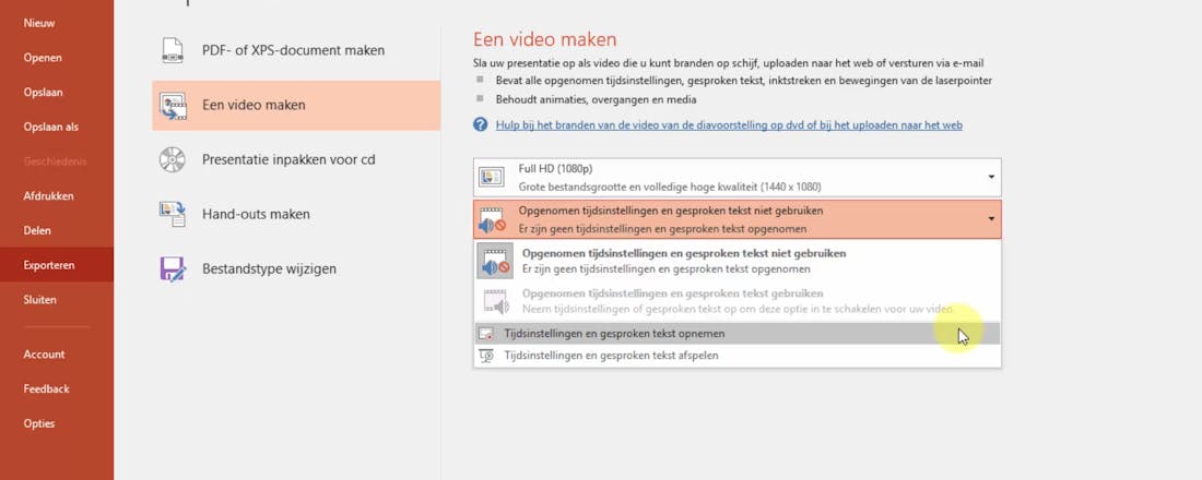 HowTo video: PowerPoint - video van presentatie maken