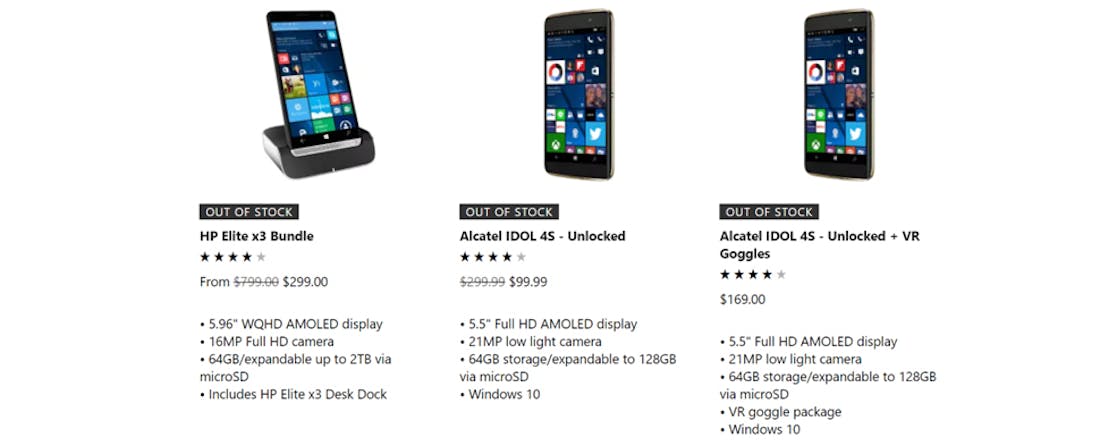 Microsoft is door Windows Phone-voorraad heen