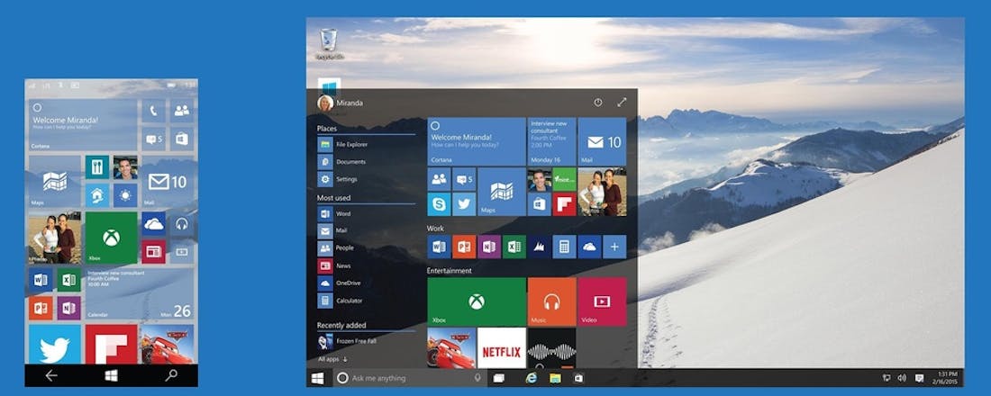 Windows 10 nu gratis te reserveren