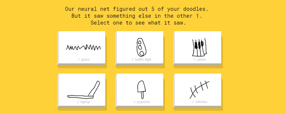 AI van Google herkent je tekeningen in Quick, Draw!