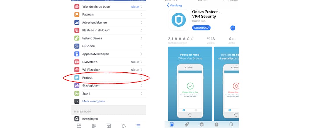 Facebook-vpn verzamelt gebruiksgegevens voor eigenbelang