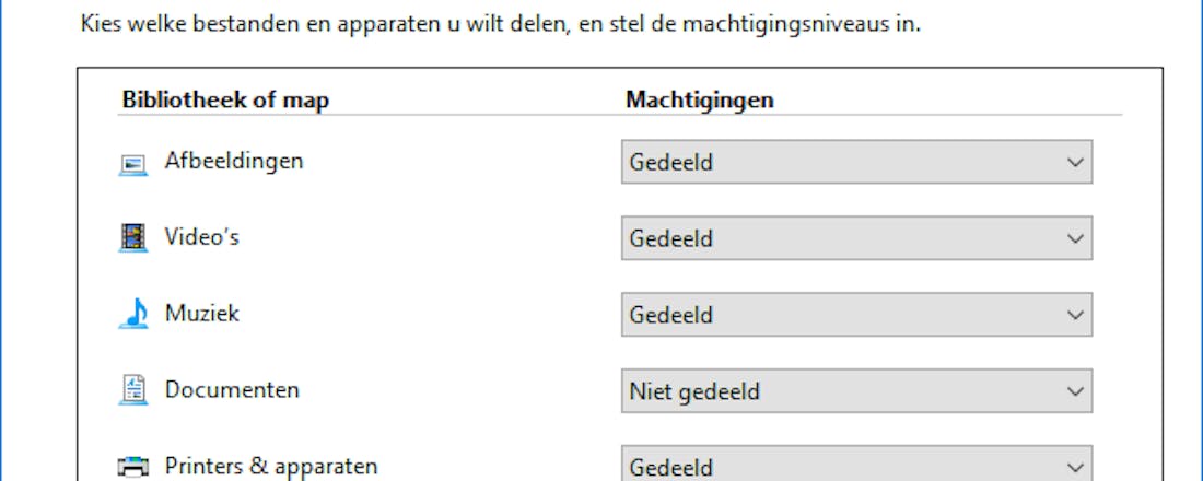 Thuisgroep-functie verdwijnt uit Windows 10