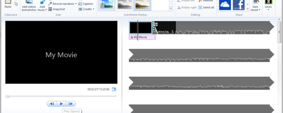Video's bewerken met Windows Movie Maker (2): Films bewerken