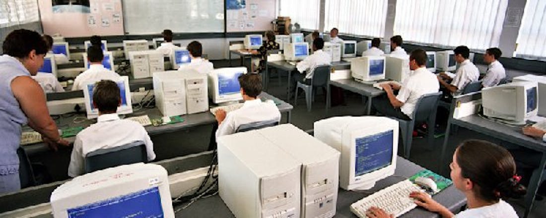 Internet thuis wordt vooral gebruikt voor school