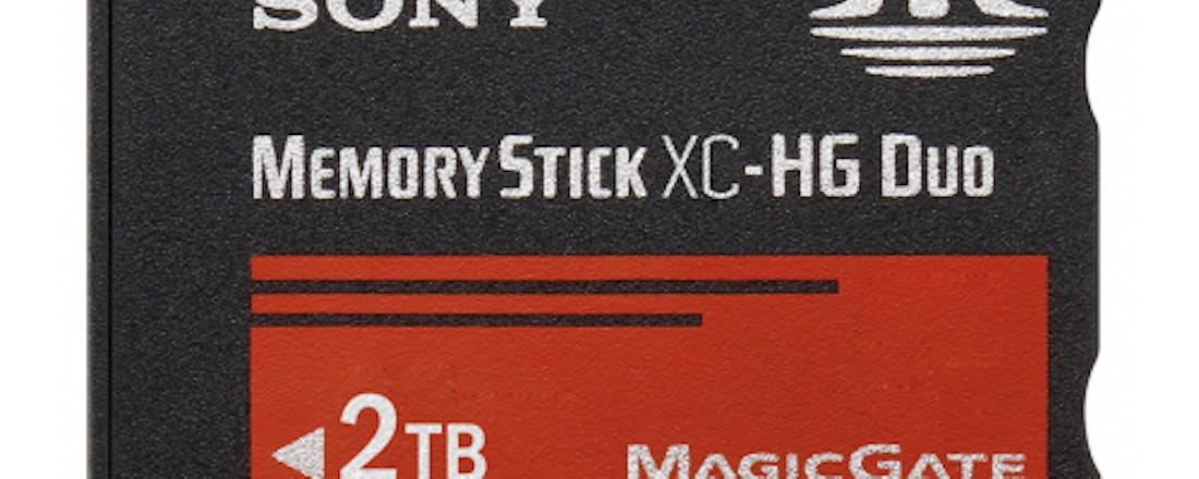 Sony werkt aan Memory Stick van 2 terabyte