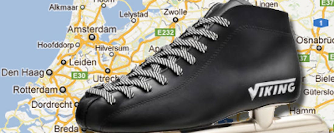 Schaatskaart van Nederland vernieuwd