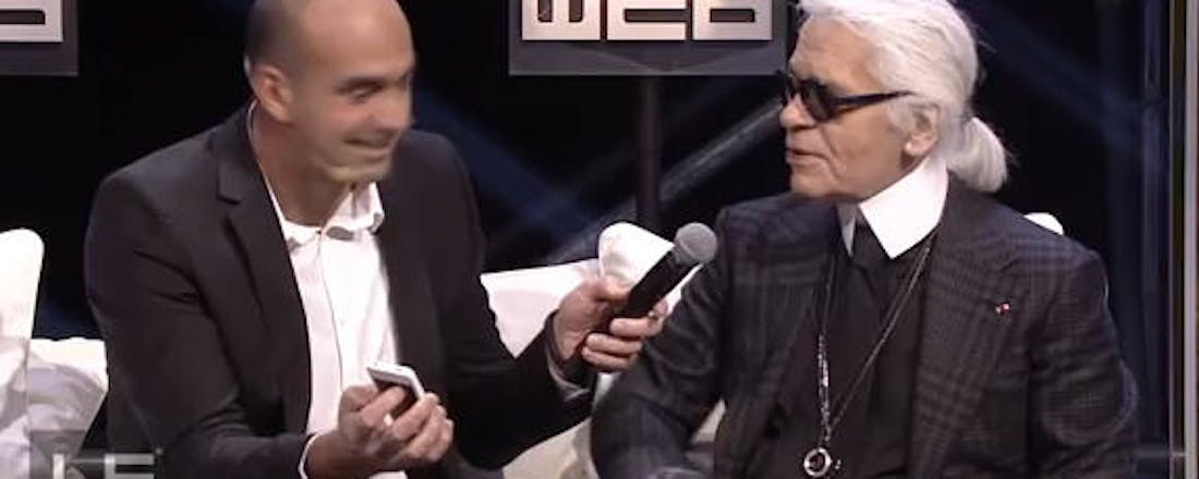 Karl Lagerfeld bezit 4 iPhones, 30 iPads, 100 iPods