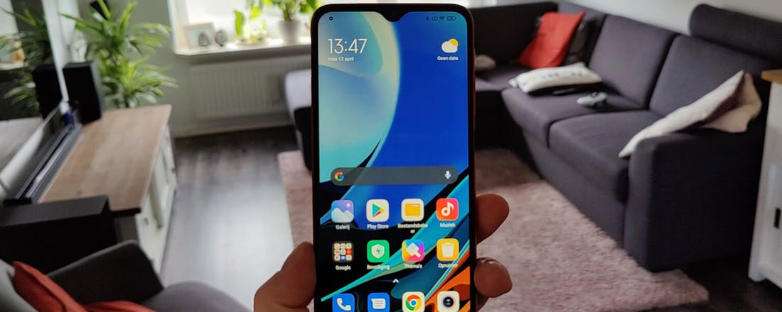 Xiaomi Redmi 9T - grote accu maakt een hoop goed