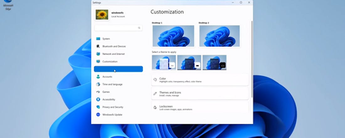 Deze Linux-versie lijkt sprekend op Windows