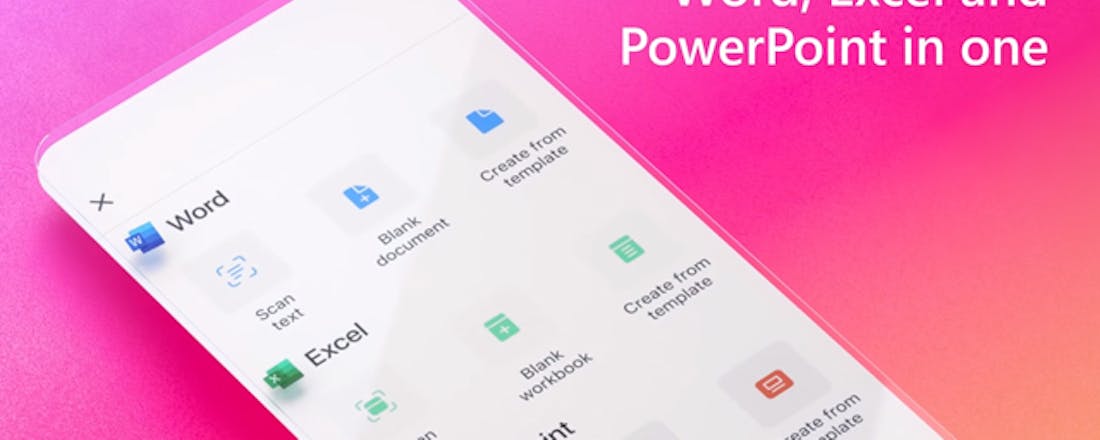 Office voor smartphone: Losse apps of all-in-one?