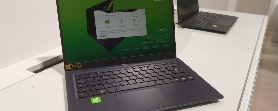 Acer Swift 5 is nog altijd de lichtste