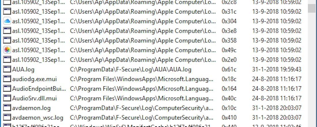 ofv.png OpenedFilesView - Een overzicht van alle geopende bestanden