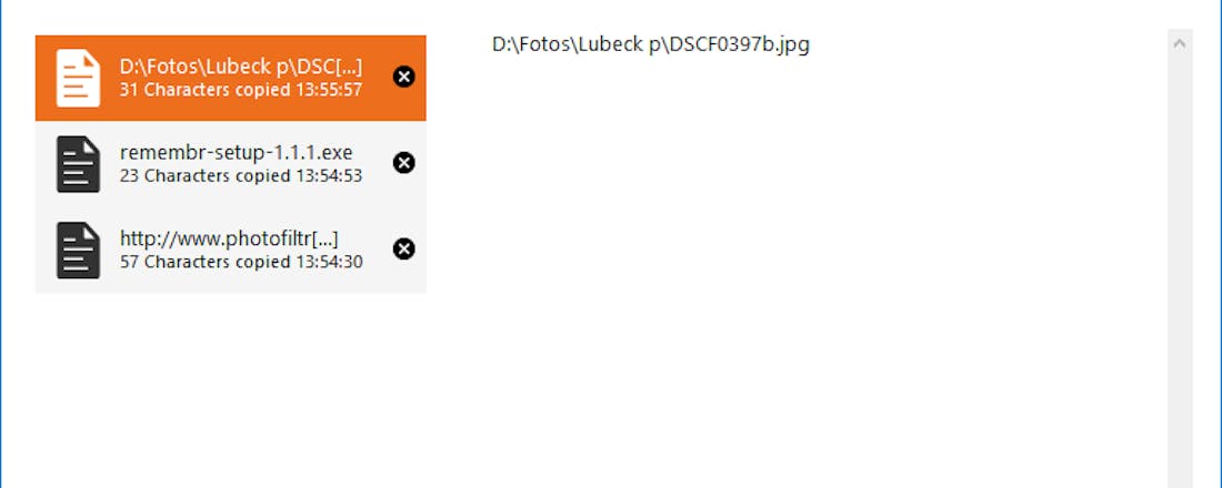 remembr.png Remembr - vervanger voor het Windows-Klembord