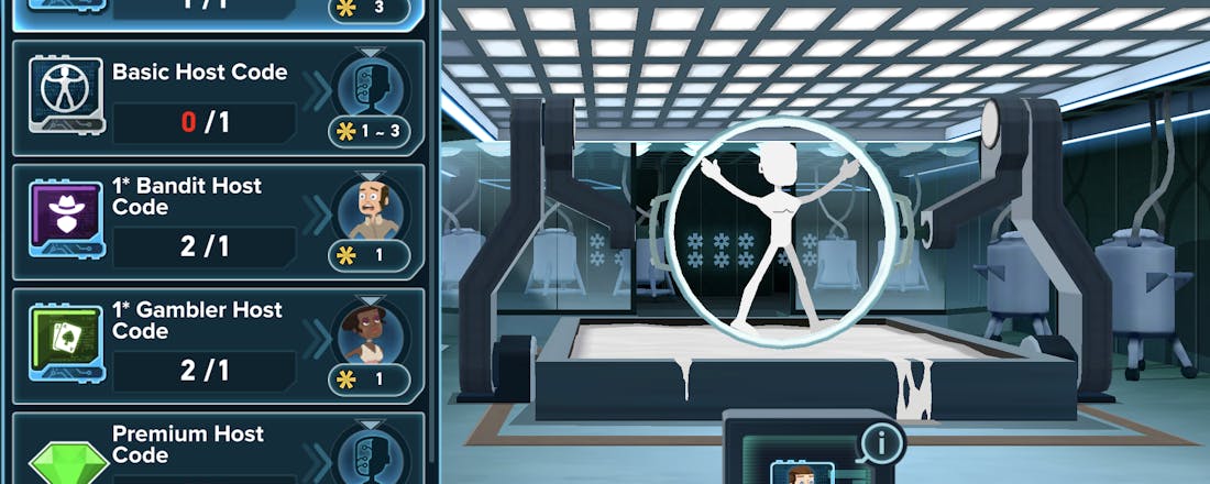 westworld_8MD2J9N.PNG Westworld - Beheer het amusementspark uit de gelijknamige tv-serie.