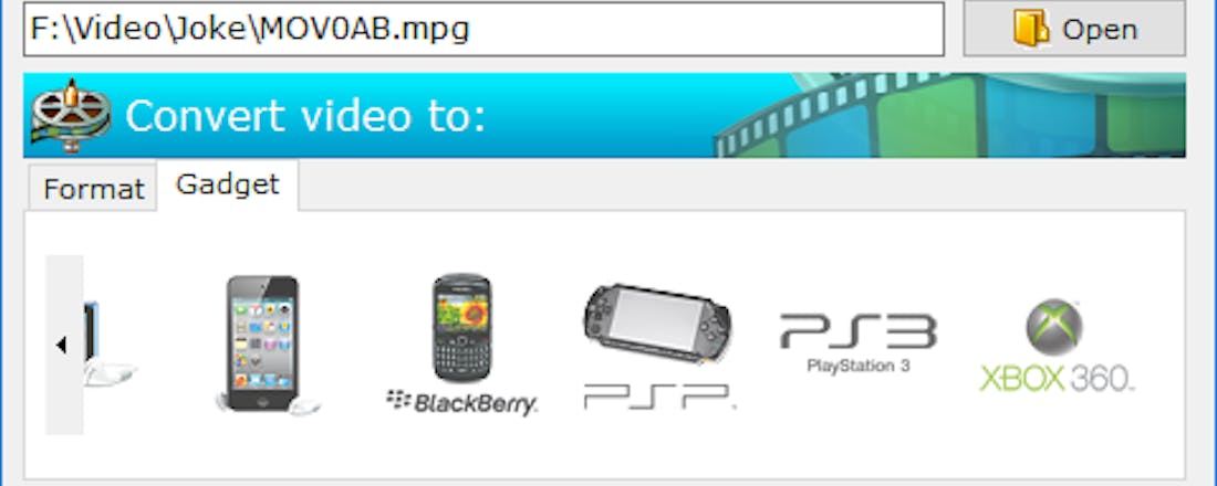 convertilla.png Convertilla - Converteer video’s voor het gewenste afspeelapparaat