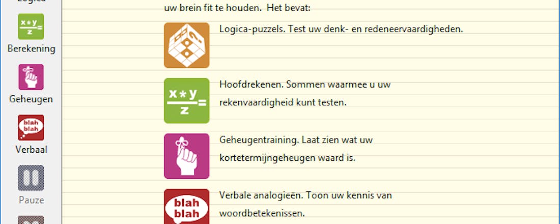gbrainy.png gBrainy - Opgaven om je brein in conditie te houden