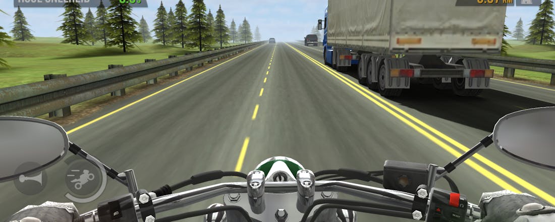 trafficrider.png Traffic Rider - Stuur je motor door druk verkeer