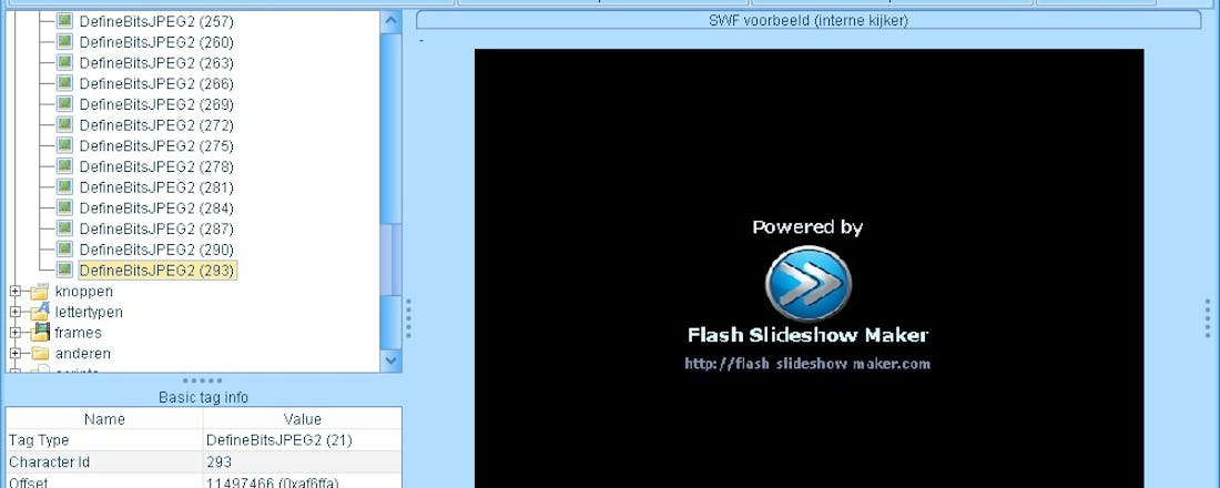 ffdec.jpg JPEXS Free Flash Decompiler - Haal Flash-bestanden uit elkaar