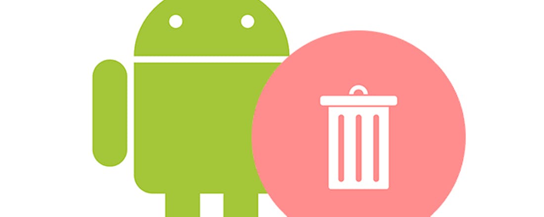 android-opruim.jpg Standaard apps op Android verwijderen werkt zo