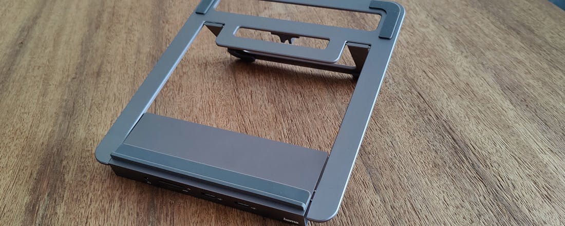 hama-dockingstation-foto-1.jpg Hama USB-C-dockingstation met notebookstand: handig hulpmiddel