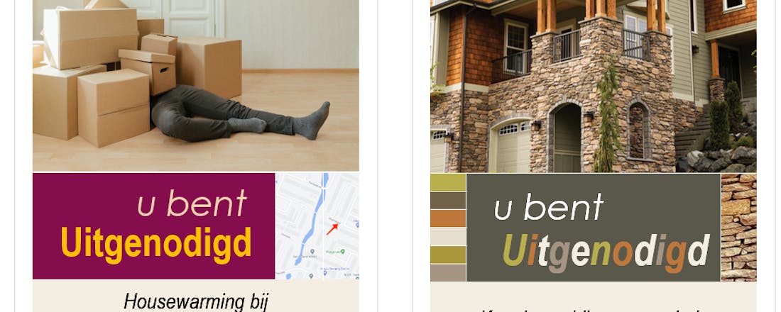 01uitnodiging.png Uitnodiging of brochure maken in Word