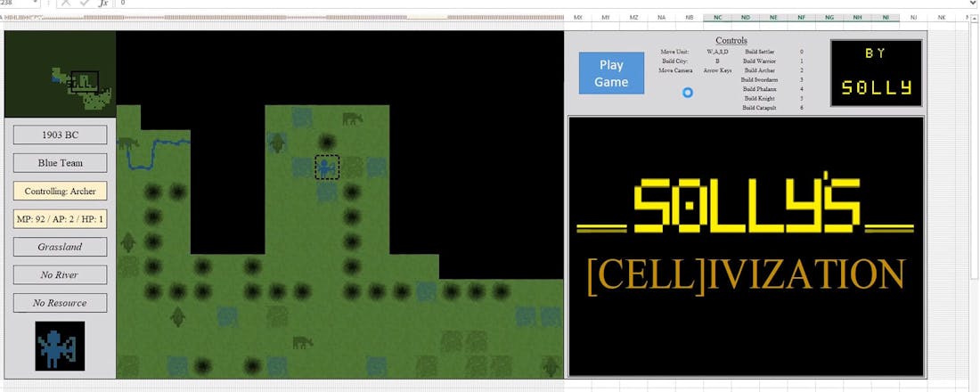 s0lly-cellivization-excel.jpg Gamen in Excel: stiekem gamen op het werk