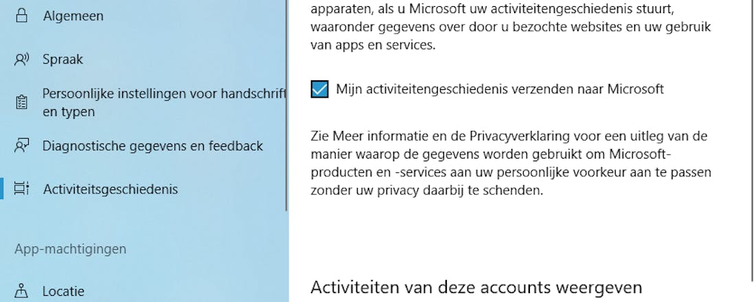 05-activiteitsgeschiedenis.png Welke informatie houdt Windows 10 bij?