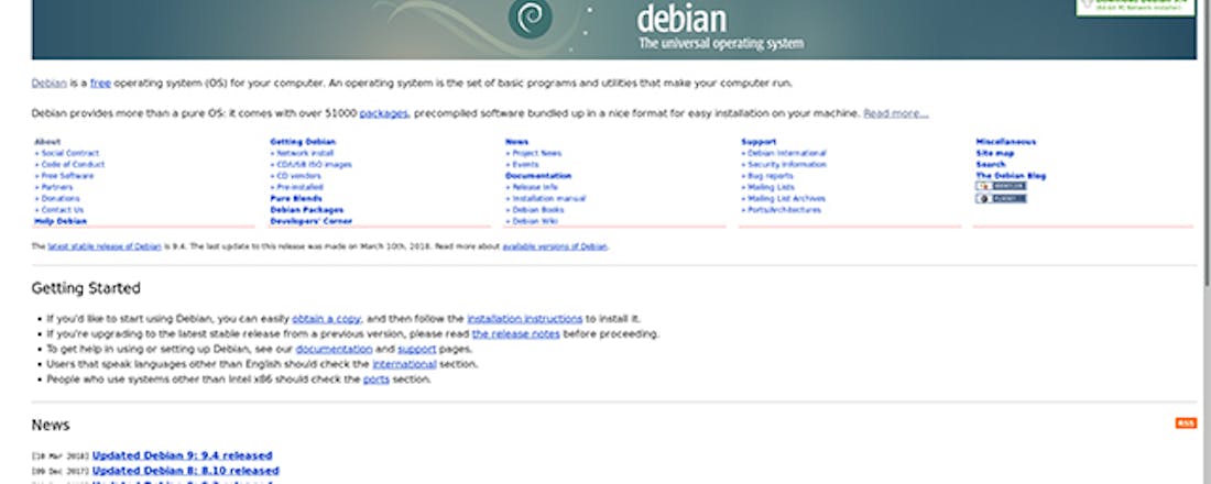 debian.jpg De beste Linux-distributies