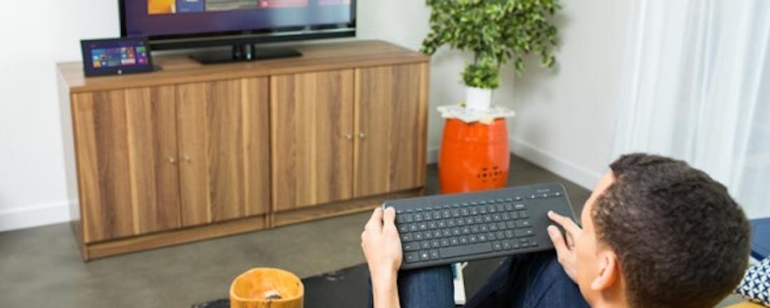 computertotaal_27391_z8b3wmpzok4d4yzo.jpg Microsoft All-in-One Media Keyboard - Toetsenbord voor de couchpotato