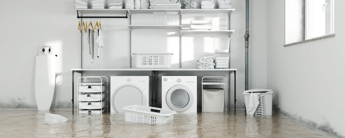 Washok ondergelopen Waterslot op een wasmachine: wat is het en wat doet het?