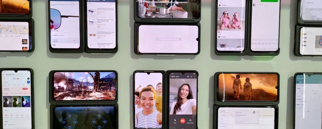 lgg8x-1.jpg De LG 8X ThinQ is een slim alternatief voor de opvouwbare smartphone