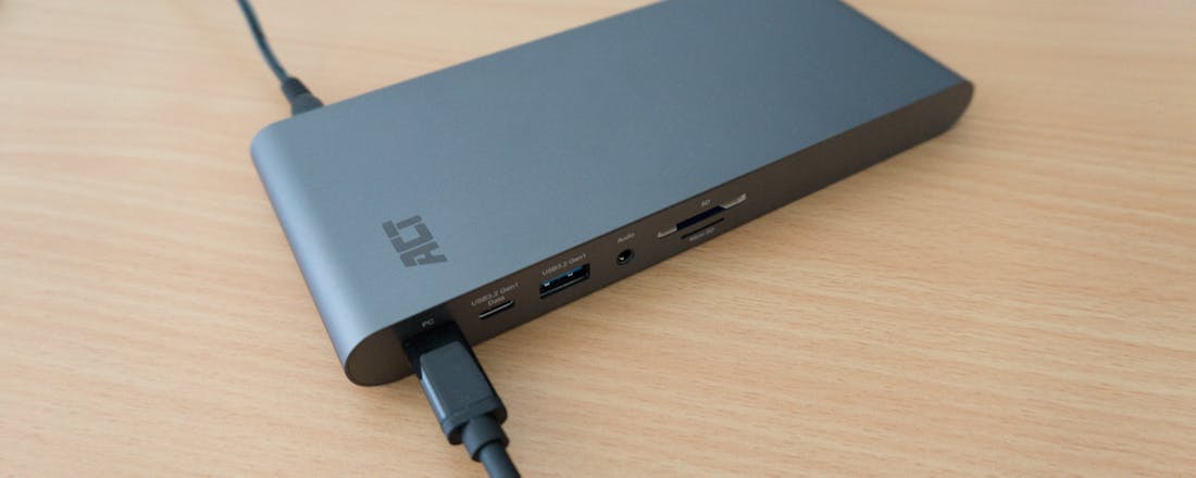 DSC03742.jpg ACT USB-C Docking Station – Sluit alles in één keer aan op je laptop