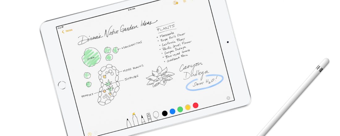 applepen.png Notities in iOS maken met je iPad en de Apple Pencil