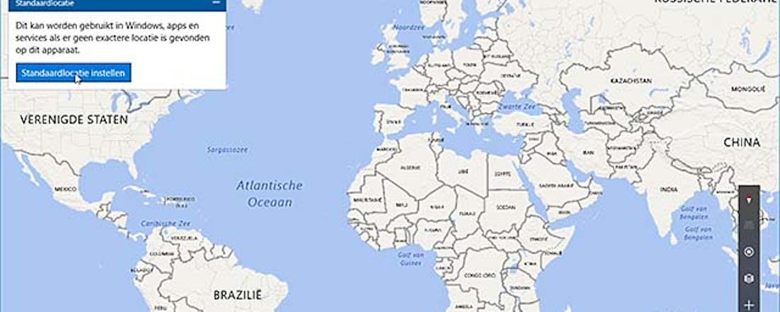 standaardlocatie.jpg Stop tracken van je locatie in Windows 10